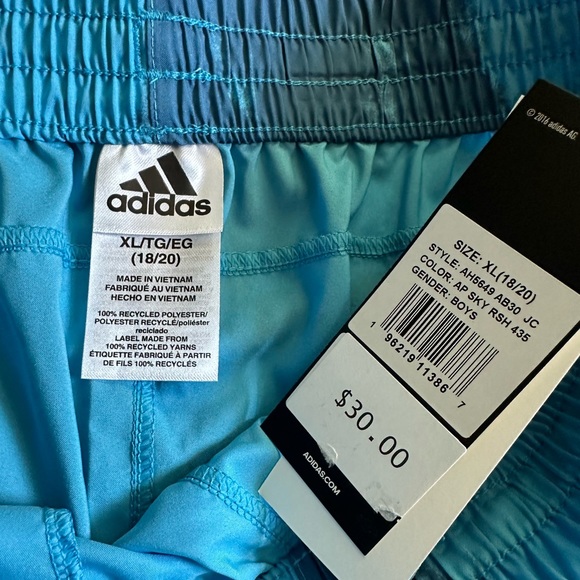 Boys Adidas Axis Tie Dye Shorts - Picture 8 of 8